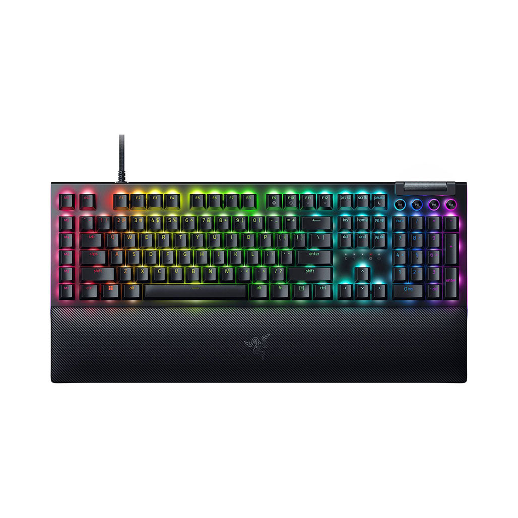 Razer BlackWidow V4 Green Switch - Wired Full-Size Mechanical Gaming Keyboard
