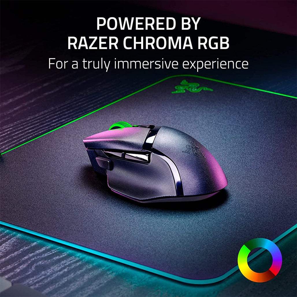 Razer Basilisk V3 X HyperSpeed Wireless Gaming Mouse – 18,000 DPI, Chroma RGB