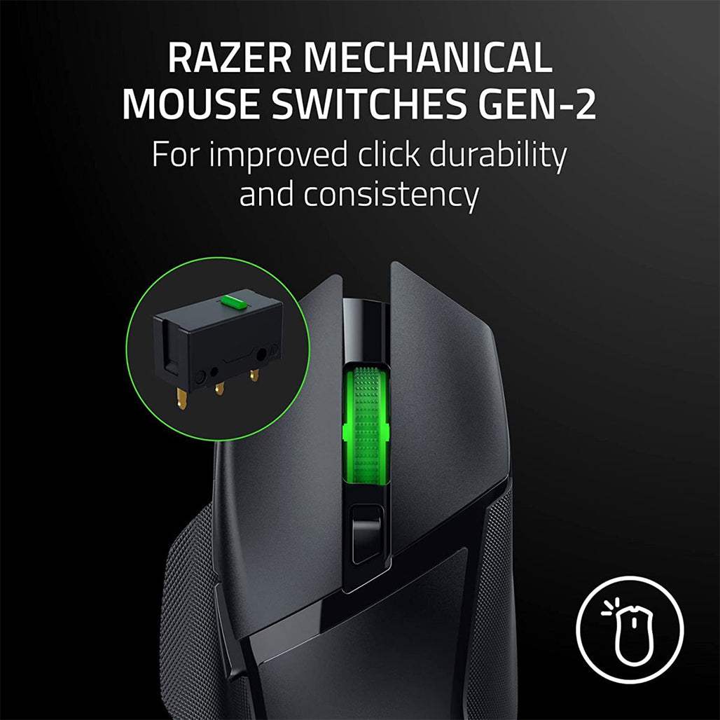 Razer Basilisk V3 X HyperSpeed Wireless Gaming Mouse – 18,000 DPI, Chroma RGB