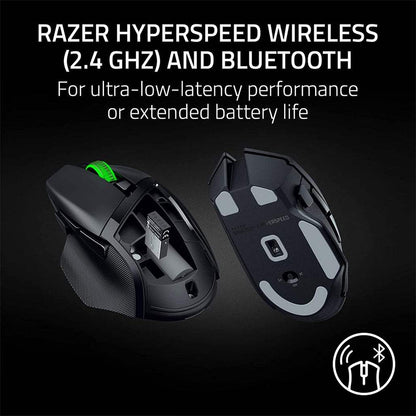 Razer Basilisk V3 X HyperSpeed Wireless Gaming Mouse – 18,000 DPI, Chroma RGB