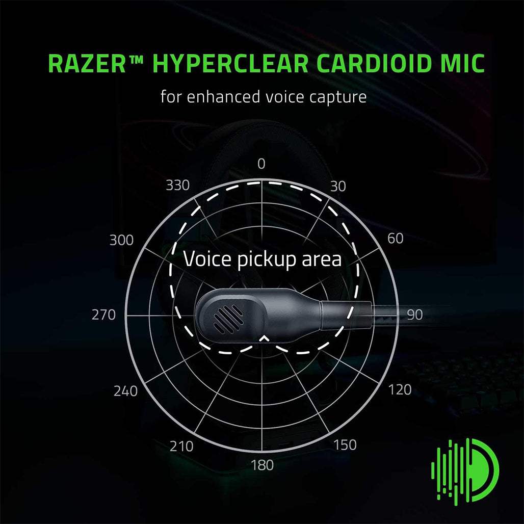 Razer BlackShark V2 X USB Wired Esports Headset – 7.1 Surround Sound