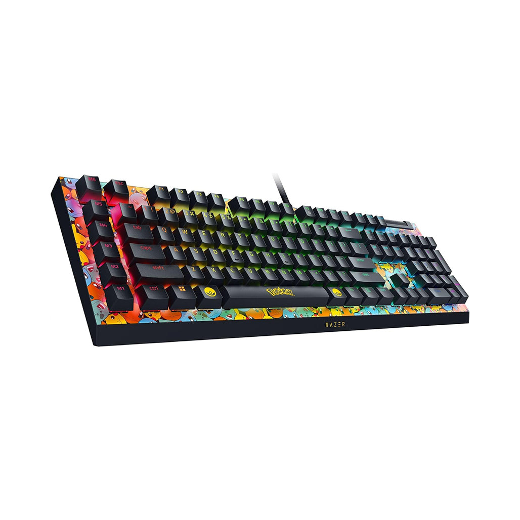 Razer BlackWidow V4 X Pokémon Edition Mechanical Gaming Keyboard – Green Switch