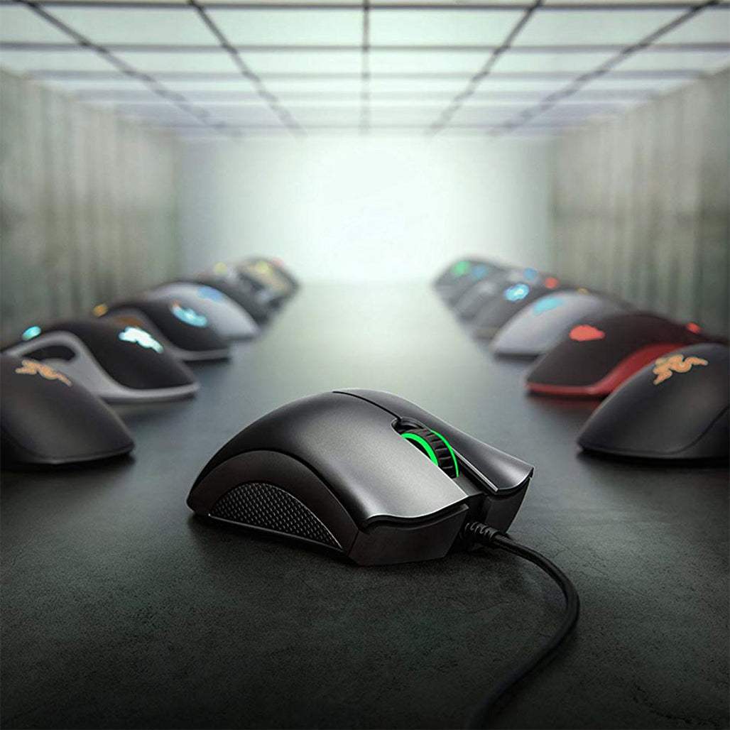 Razer DeathAdder Essential Gaming Mouse – 6,400 DPI, 5 Programmable Buttons