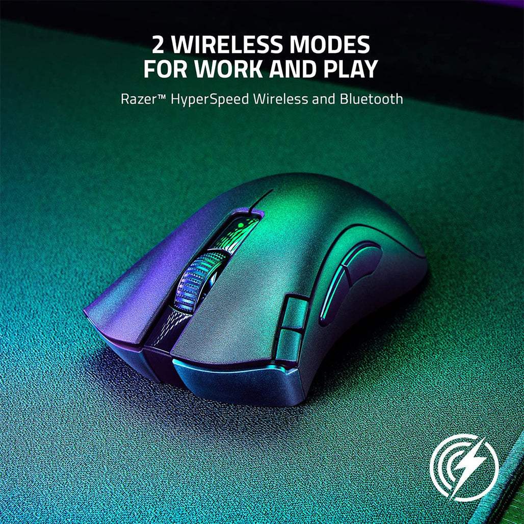 Razer DeathAdder V2 X HyperSpeed Wireless Gaming Mouse – 14,000 DPI, 7 Buttons
