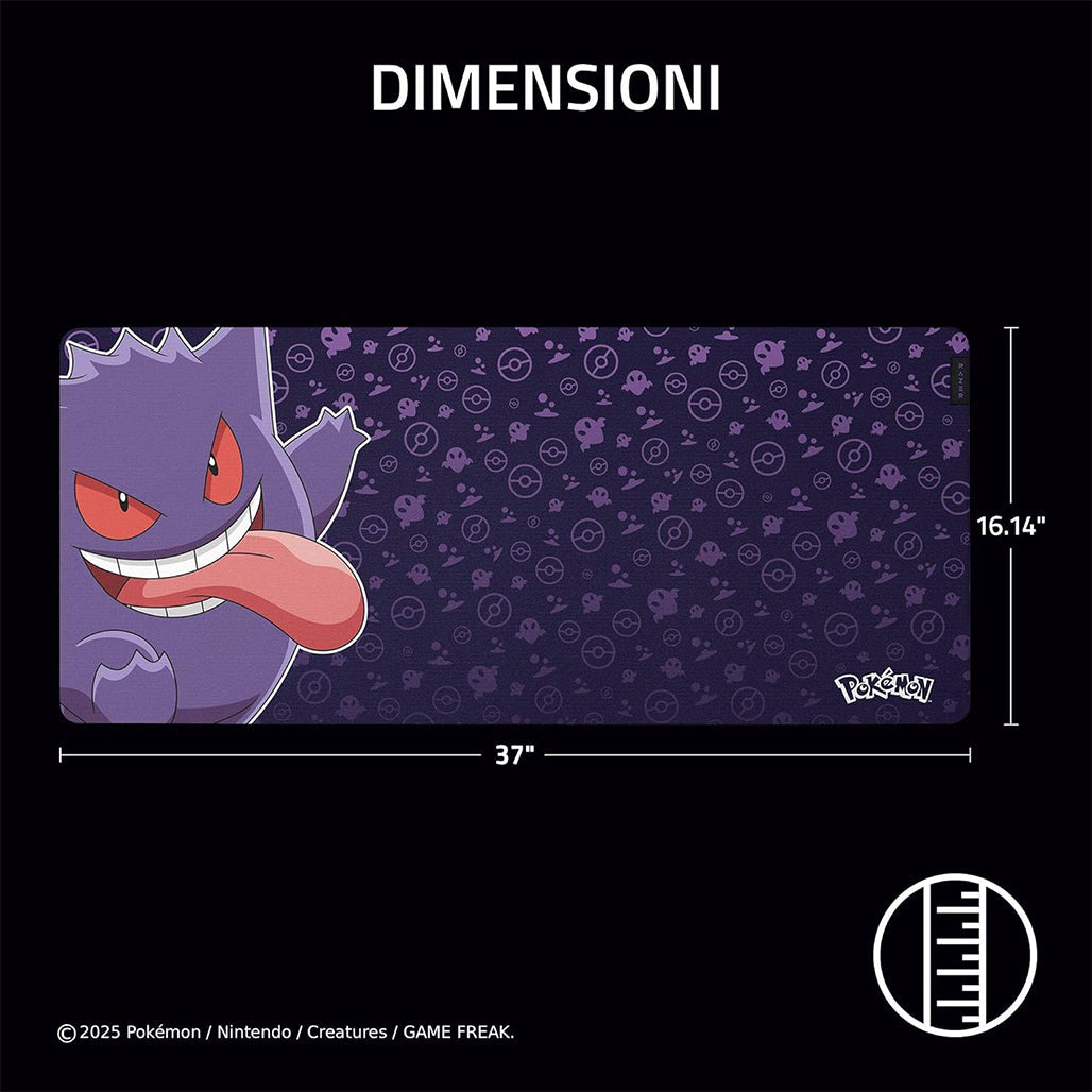 Razer Gigantus V2 - Soft Gaming Mouse Mat - XXL - Pokémon Gengar Edition
