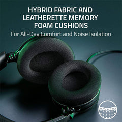 Razer Kraken V4 X Wired Gaming Headset – 40mm Drivers, 7.1 Surround Sound, RGB Lighting