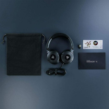 Razer Kraken V4 X Wired Gaming Headset – 40mm Drivers, 7.1 Surround Sound, RGB Lighting