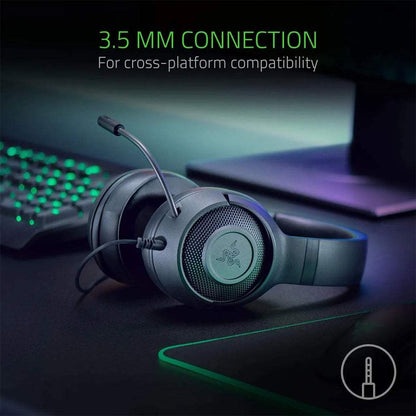 Razer Kraken X Lite Ultralight Gaming Headset – 7.1 Surround Sound, Lightweight Design
