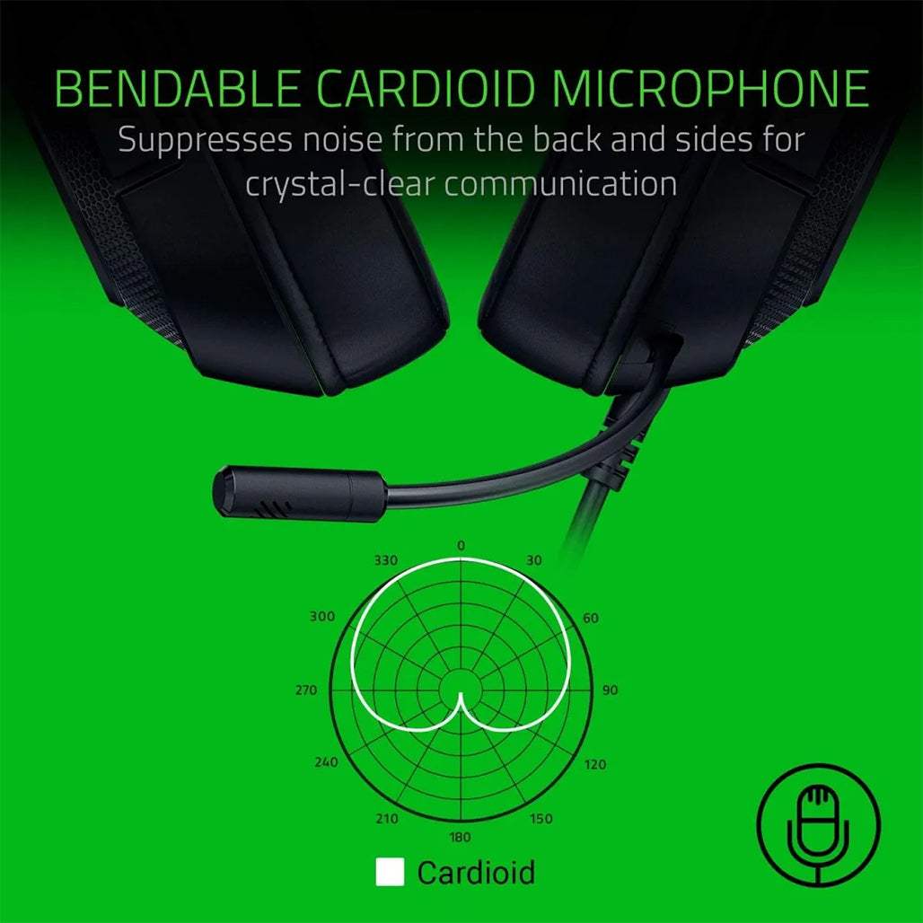 Razer Kraken X Lite Ultralight Gaming Headset – 7.1 Surround Sound, Lightweight Design