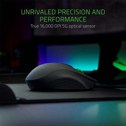 Razer Naga Trinity MMO Gaming Mouse – 19 Buttons, RGB, 16000 DPI