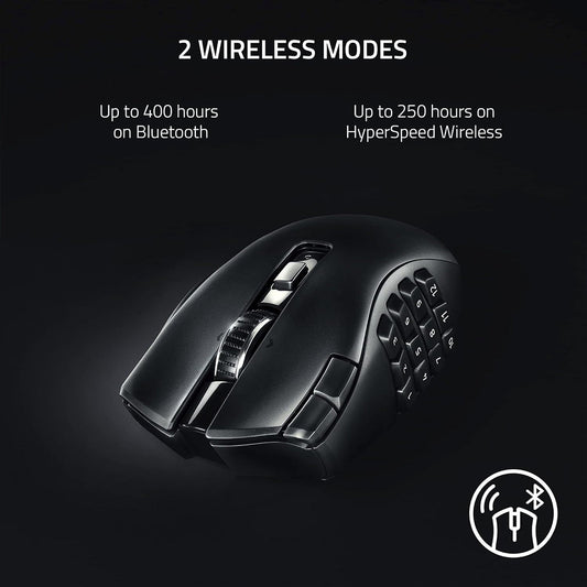 Razer Naga V2 HyperSpeed - Wireless MMO Gaming Mouse