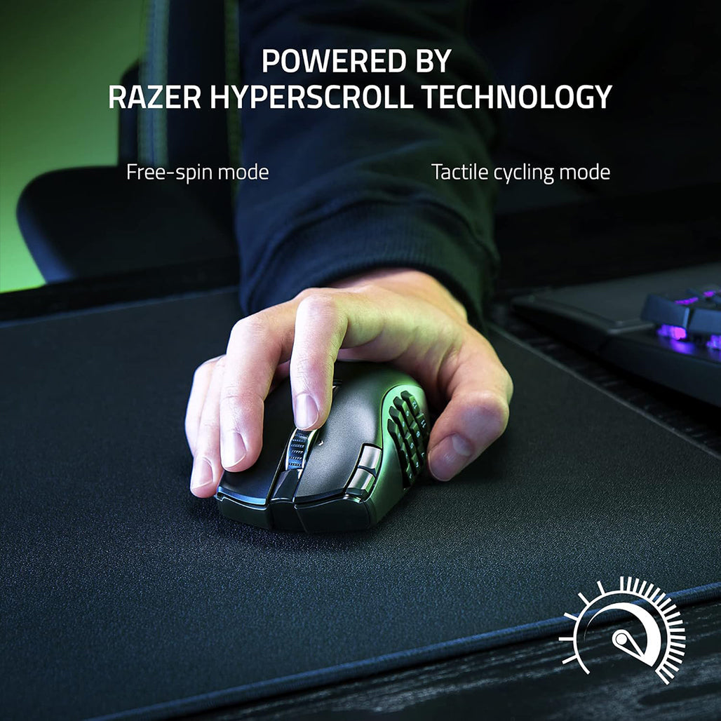 Razer Naga V2 HyperSpeed - Wireless MMO Gaming Mouse