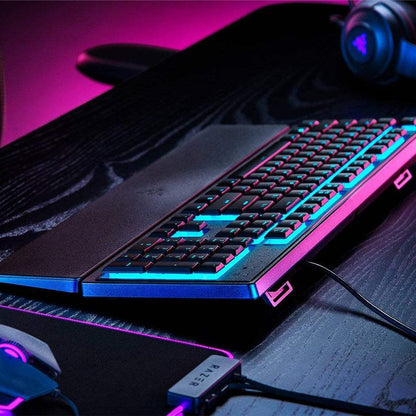 Razer Ornata V3 X Wired Gaming Keyboard – Low-Profile, Silent Membrane, Chroma RGB