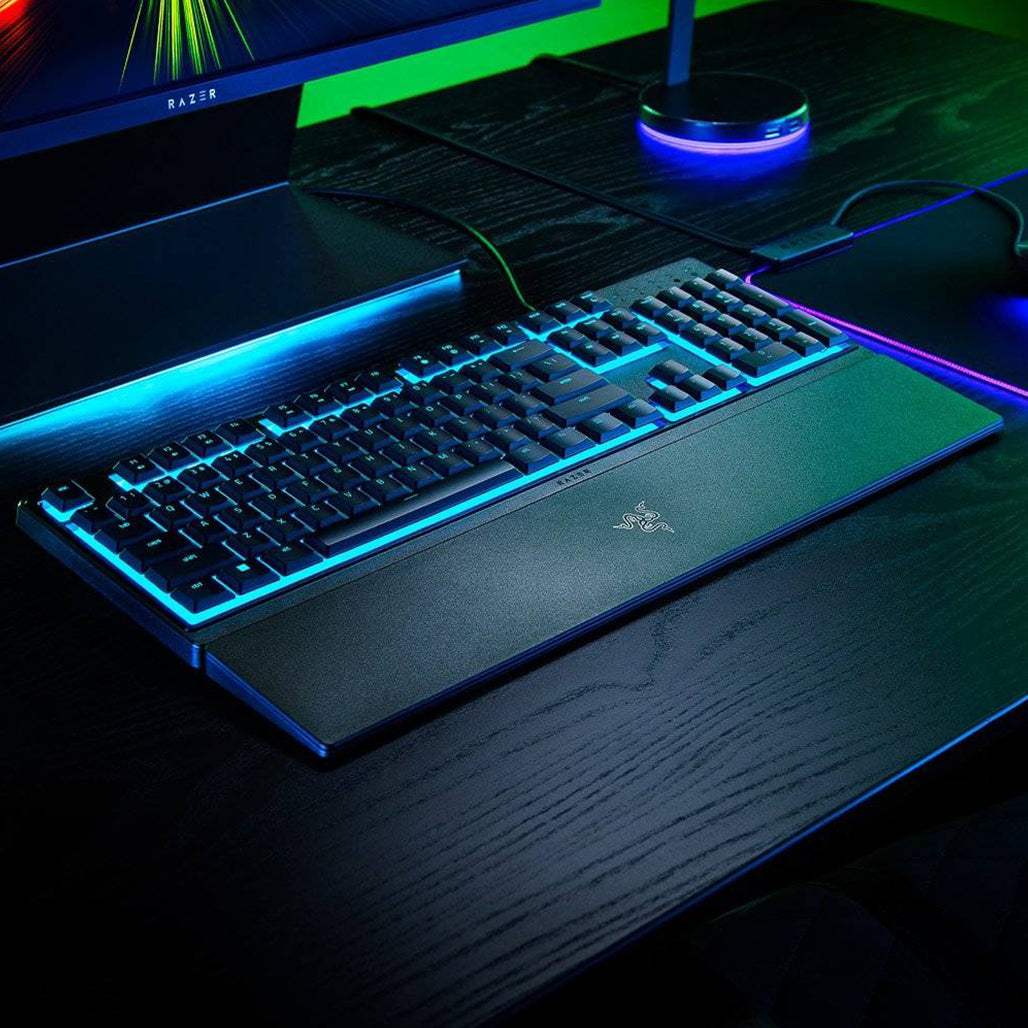 Razer Ornata V3 X Wired Gaming Keyboard – Low-Profile, Silent Membrane, Chroma RGB