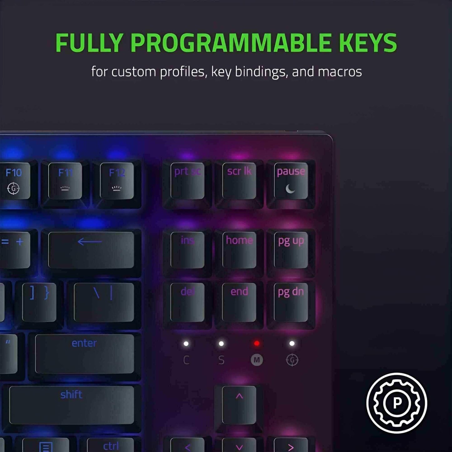 Razer BlackWidow V3 Tenkeyless Mechanical Gaming Keyboard (Yellow Switch) - Pixel Zones