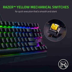 Razer BlackWidow V3 Tenkeyless Mechanical Gaming Keyboard (Yellow Switch) - Pixel Zones