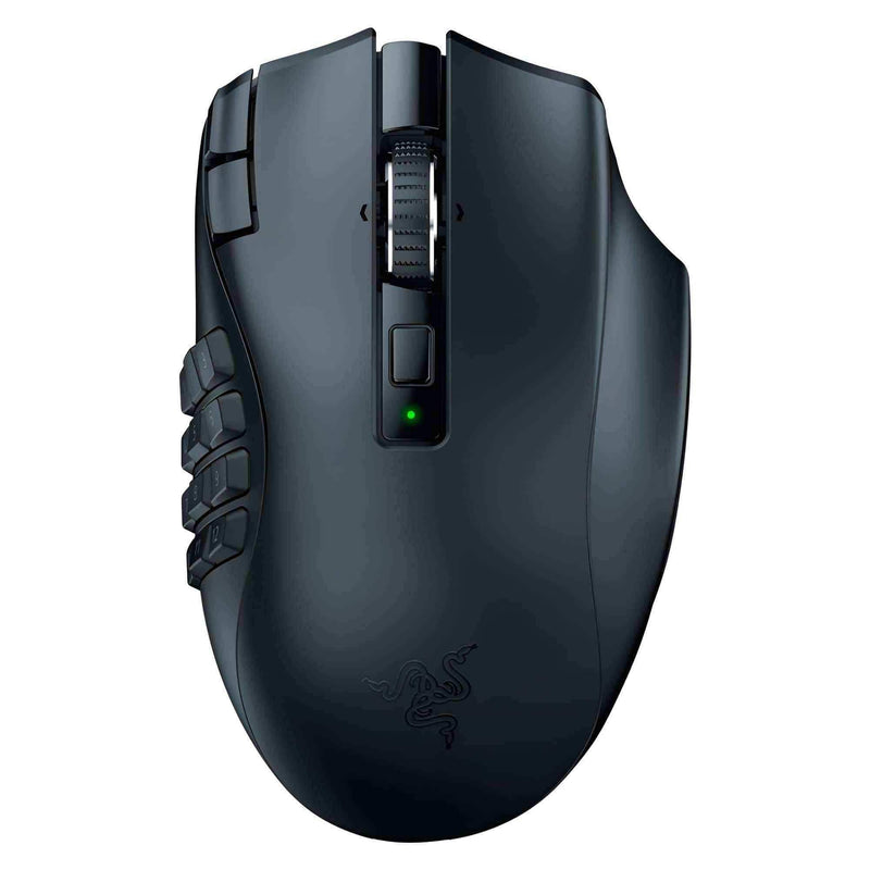 Razer Naga V2 HyperSpeed MMO Wireless Optical Gaming Mouse with 19 Programmable Buttons - Pixel Zones