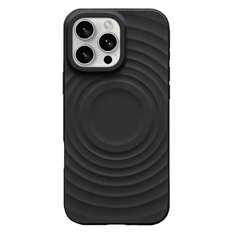 Ripple MagSafe Silicone Case with metallic buttons for iPhone 14-15 Pro Max