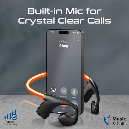 Promate RippleGlow - AudioConduct™ High-Endurance Wireless Neckband Earphones