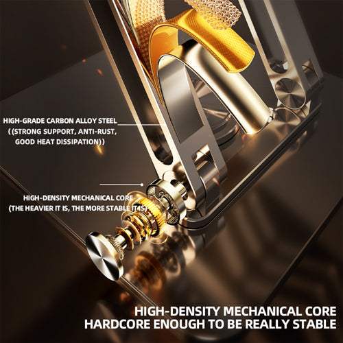 Rtako RS-CP84 Adjustable Laptop Stand with 360° Rotating Base