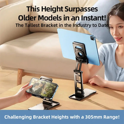 RTAKO TC06 Double‑Layer Foldable Desktop Stand – Compact & Ergonomic