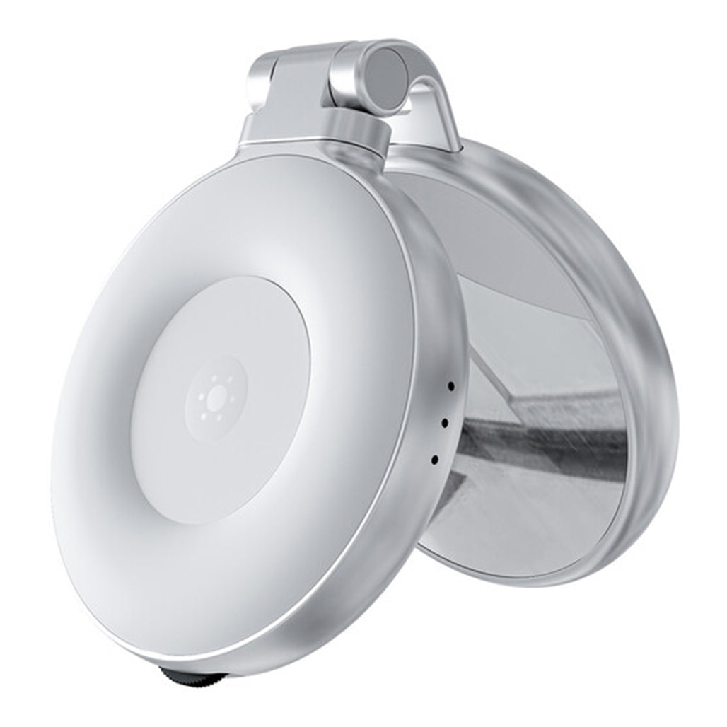 Telesin C03 Magnetic Selfie Ring Light – 3-Level Adjustable Lighting, Rotatable Design, Magnetic Quick Release, Built-In Makeup Mirror – S5-BGD-01