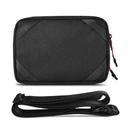 WiWU 2-in-1 Crossbody Bag – Double Layer, Multi-Pocket, Water-Resistant Gadget Storage