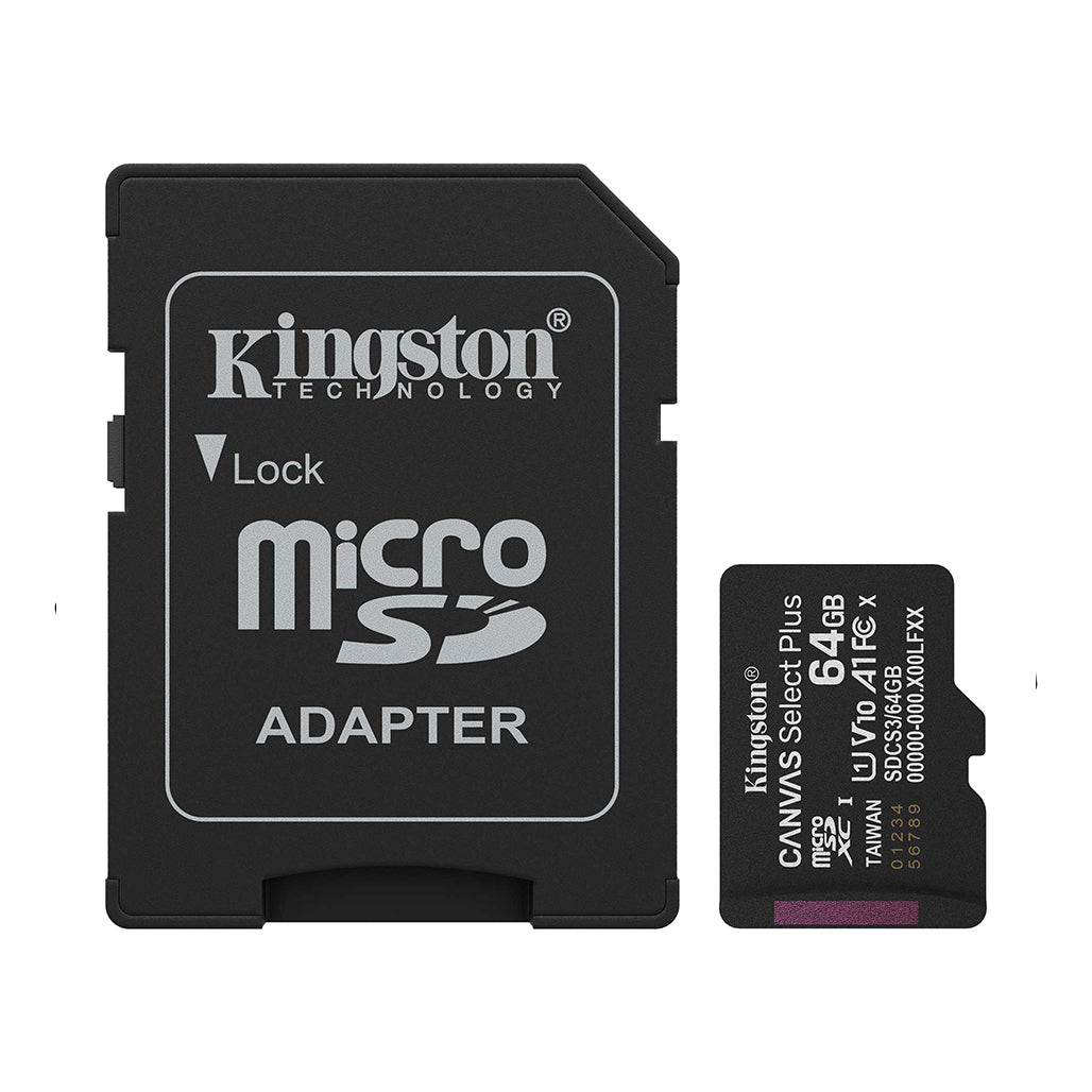 Kingston Canvas Select Plus microSD Memory Card – SDCS3