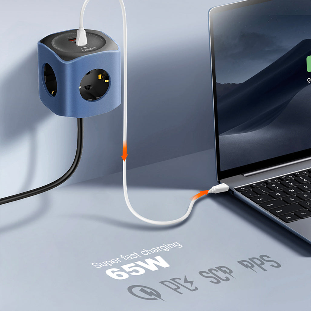 LDNIO 6-in-1 Power Socket Cube Extension - SE3338