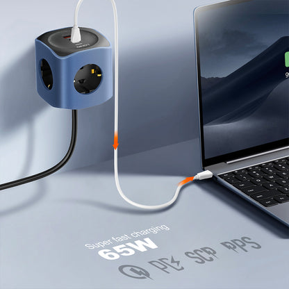 LDNIO 6-in-1 Power Socket Cube Extension - SE3338
