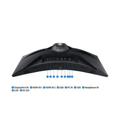 Samsung Odyssey 32" G65B QHD 240Hz Curved Gaming Monitor LS32BG650ENXGO DisplayHDR 600 AMD FreeSync Premium Pro