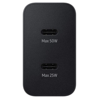 Samsung Dual 50W PD Power Adapter with 5A USB-C to USB-C Cable Fast Charger | T5020