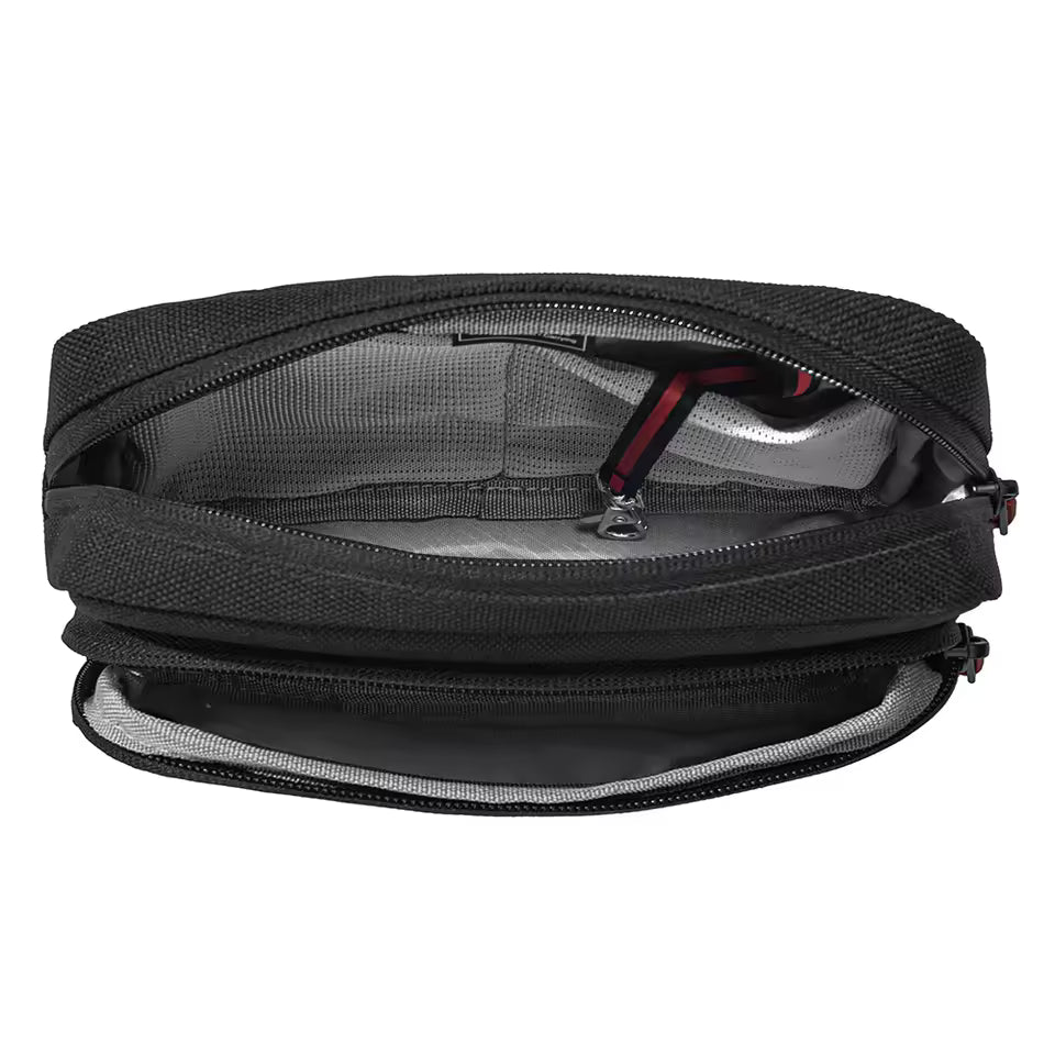 WiWU 2-in-1 Crossbody Bag – Double Layer, Multi-Pocket, Water-Resistant Gadget Storage