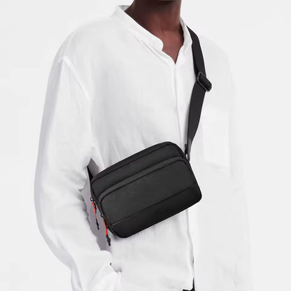 WiWU 2-in-1 Crossbody Bag – Double Layer, Multi-Pocket, Water-Resistant Gadget Storage