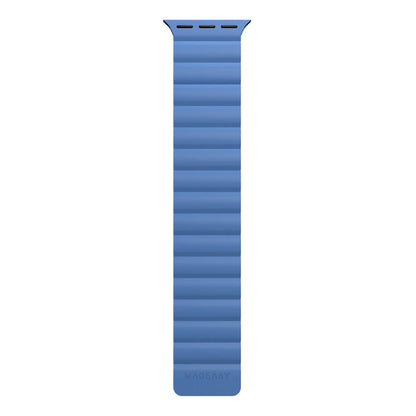 Mageasy SKIN Silicone Magnetic Apple Watch Band 44mm/45mm/49mm - Blue