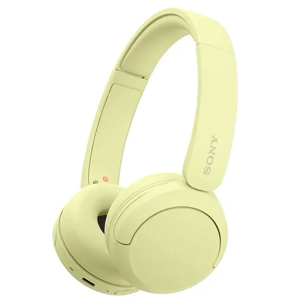 Sony WH-CH520 Wireless Headphones High-Quality Sound Lightweight Extended Battery Life And Reliable Connectivity - Yellow