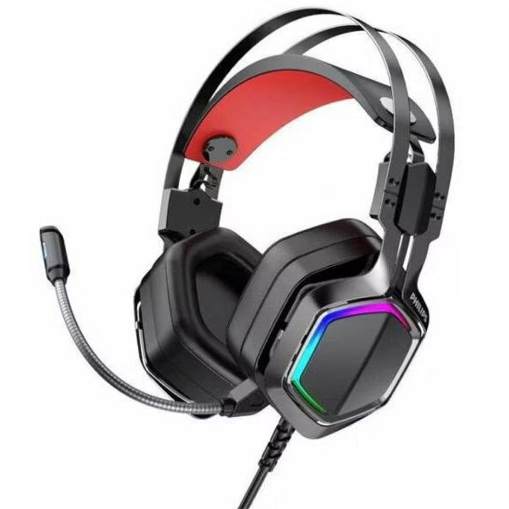 Philips TAG2115 - Wired Over Ear PC Gaming Headphones with Mic Built-in Noise Reduction
