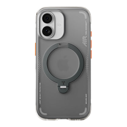 TORRAS Ostand Q3 Air for iPhone 17 Case with 360 Magnetic Stand - Shadow Black