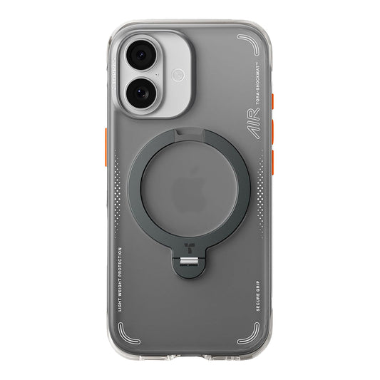 TORRAS Ostand Q3 Air for iPhone 17 Case with 360 Magnetic Stand - Shadow Black
