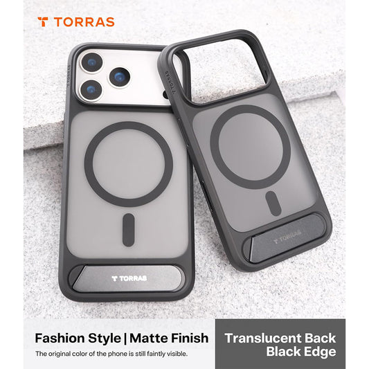 TORRAS PStand for iPhone 17 Pro Max with Built-in Kickstand