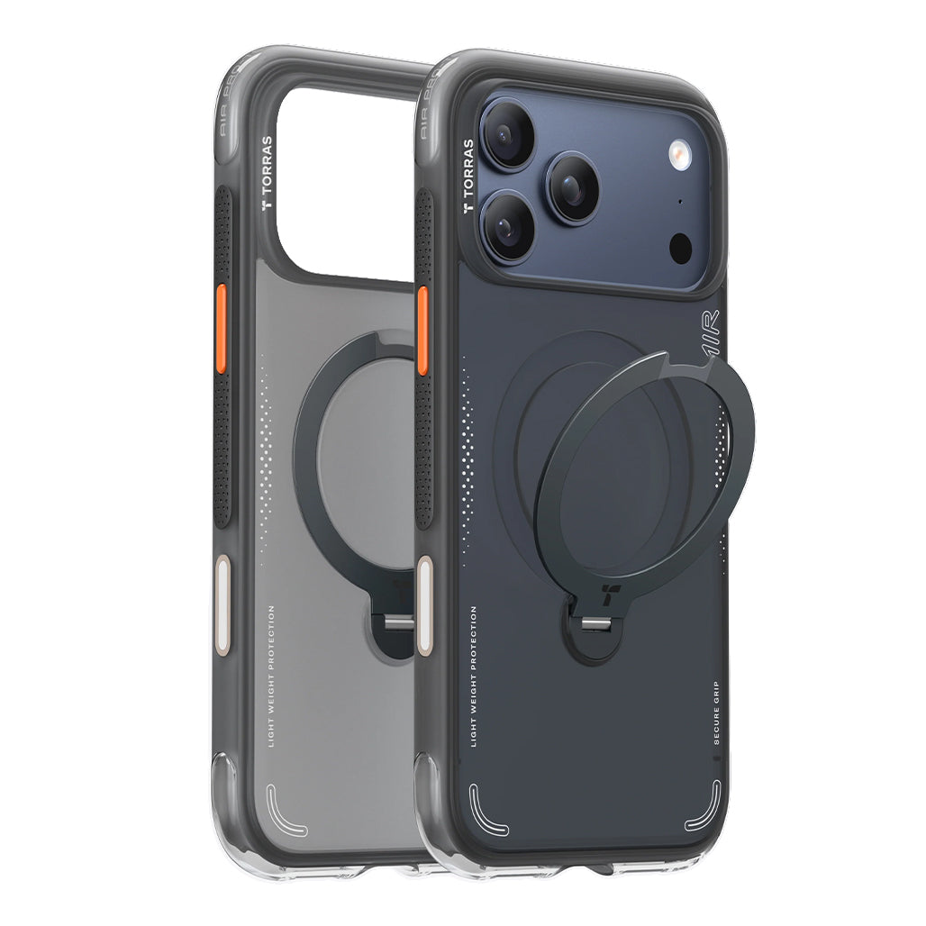 Torras Ostand Spin Q3 Air for iPhone 17 Pro/ iPhone 17 Pro Max - Shadow Black