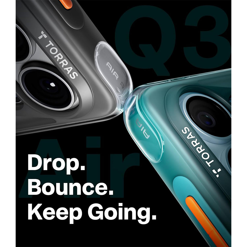 Torras Ostand Spin Q3 Air for Samsung S26 Ultra - Shadow Black