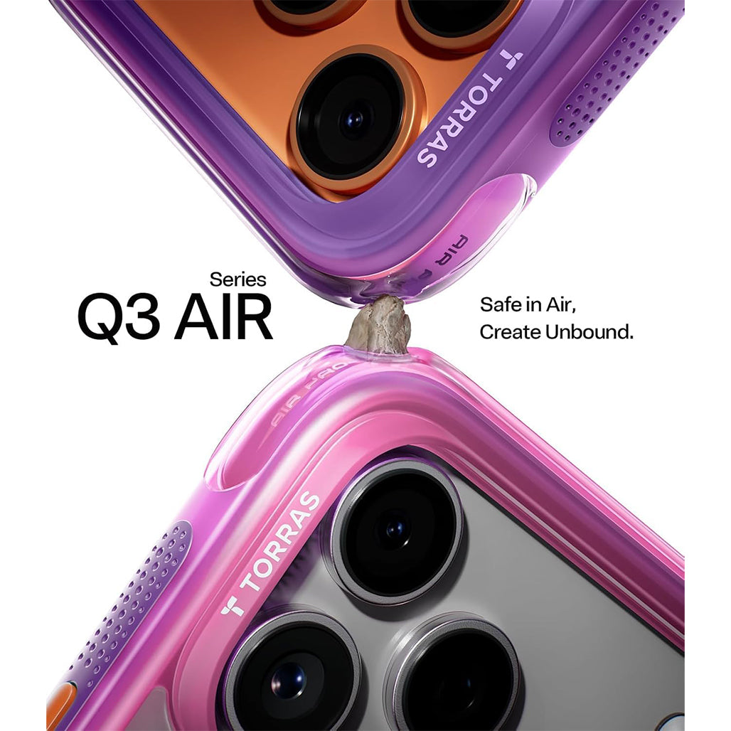 Torras Ostand Spin Q3 Air for iPhone 17 Pro Max Aurora Purple