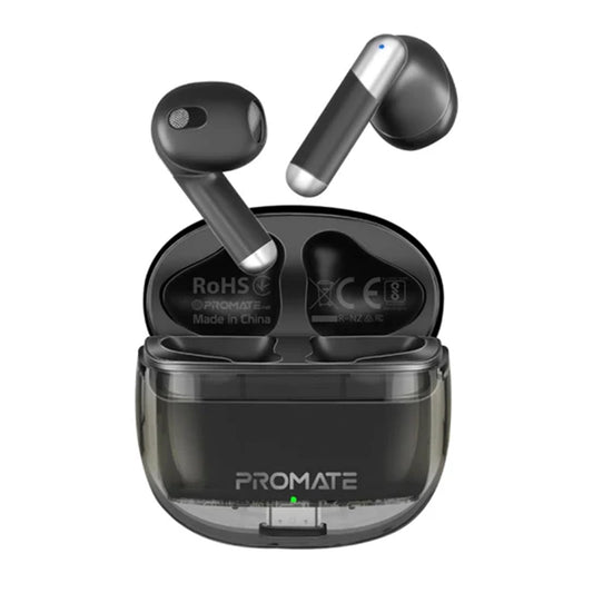 Promate TransPods - High Definition Transparent TWS Earbuds with IntelliTouch