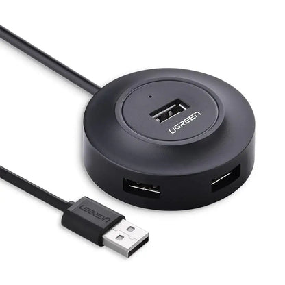 UGREEN 4‑Port USB 2.0 Hub (20277) – Powered Option, 1 m Cable
