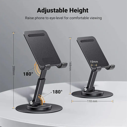 UGREEN Adjustable Foldable Phone Stand – 360° Rotating, Up to 9.7″ Devices