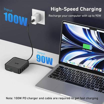 UNI USB-C 10 in 1 Docking Station Dual Monitor