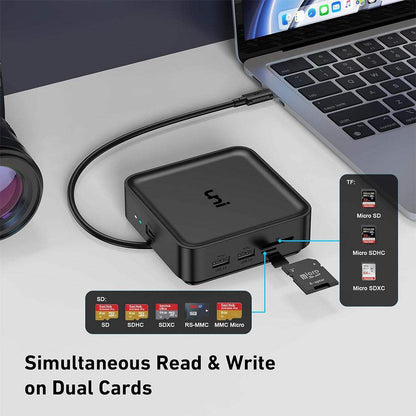 UNI USB-C 10 in 1 Docking Station Dual Monitor