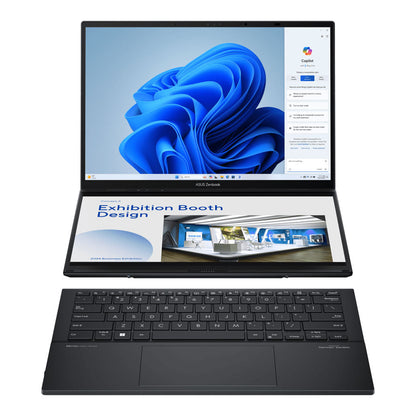 Asus Zenbook Duo OLED - UX8406CA-IS99T - Dual 14" Touchscreen - Core Ultra 9 285H - 32GB Ram - 2TB SSD - Intel ARC Graphics