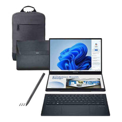 Asus Zenbook Duo OLED UX8406MA-PZ044W Dual 14" Touchscreen Core Ultra 7 155H 16GB Ram 1TB SSD Intel ARC Graphics 3 Years Warranty - Pixel Zones